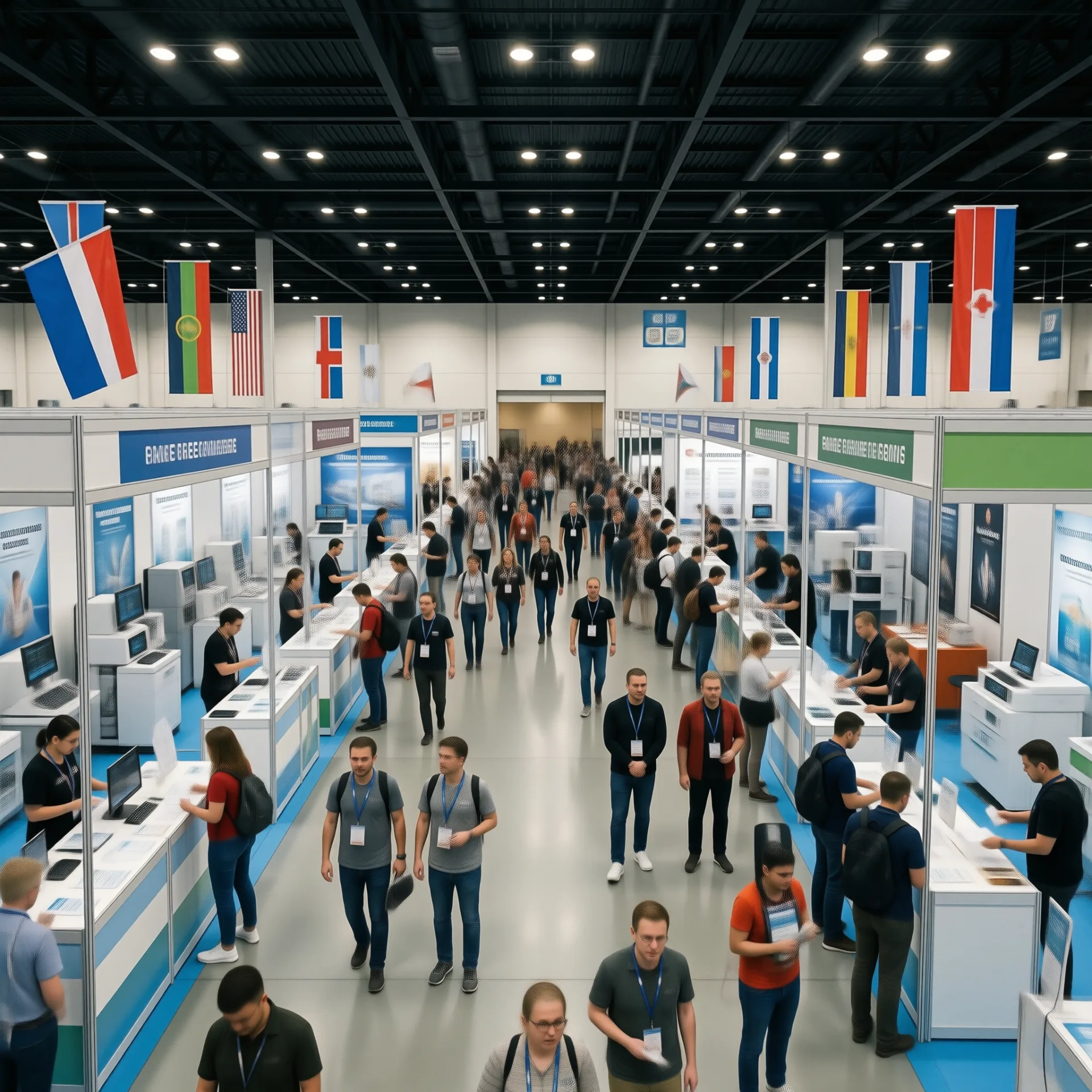 CPHI Worldwide trade show booth with global exhibitors